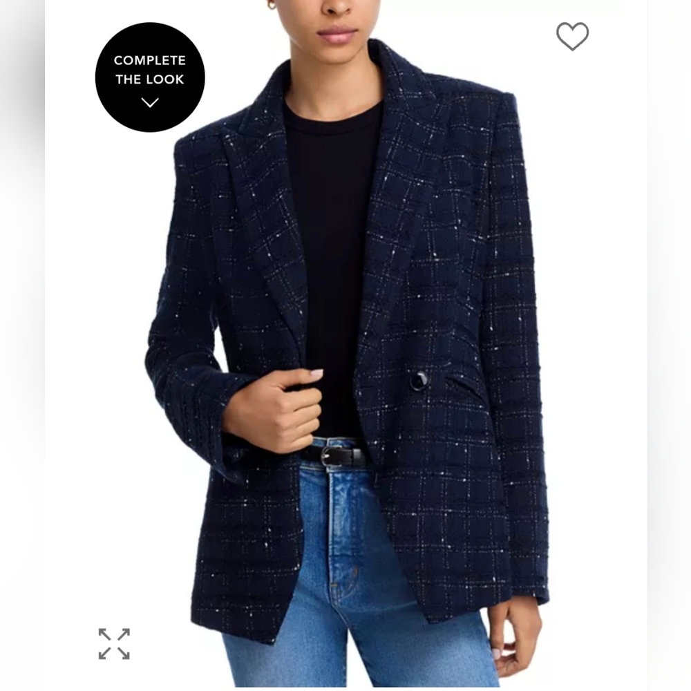 Veronica Beard Rickey Dickey Tweed Jacket 0 $768